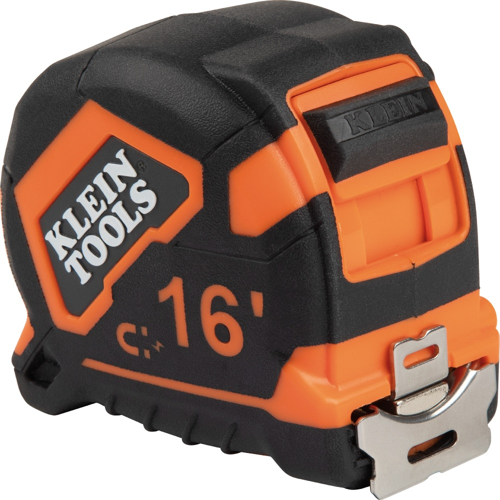 Klein Tape Measure, 16-Foot Magnetic Double-Hook (9216)