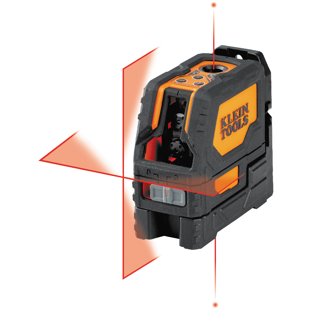 Klein Self-Leveling Red Cross-Line Laser Level with Red Plumb Spot (93LCLS)