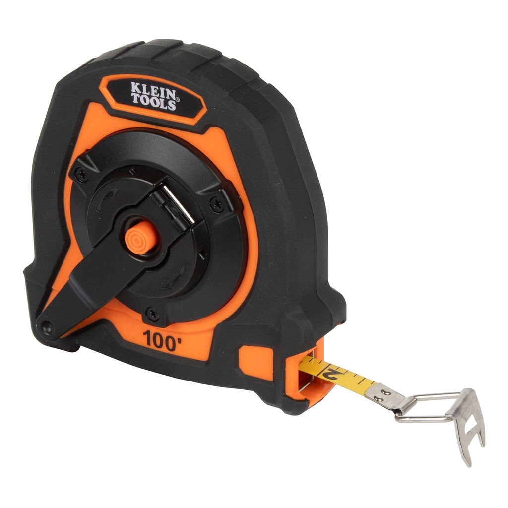 Klein Closed Reel Long Tape Measure, 100-Foot (94100CR)