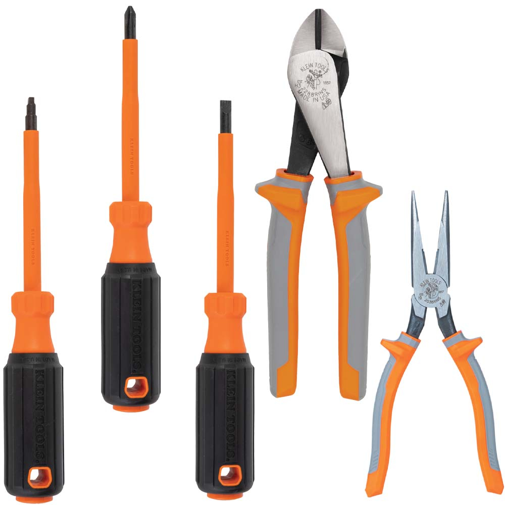 Klein 1000V Insulated Tool Set, 5-Piece (9419R)