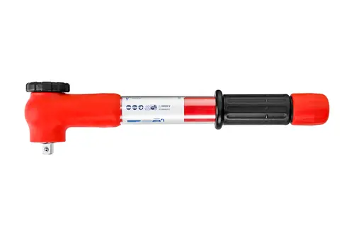 Gedore VDE 4508-02 3/8" Dr Insulated Torque Wrench, 5-25 Nm / 4-18 ft-lb (3125335)