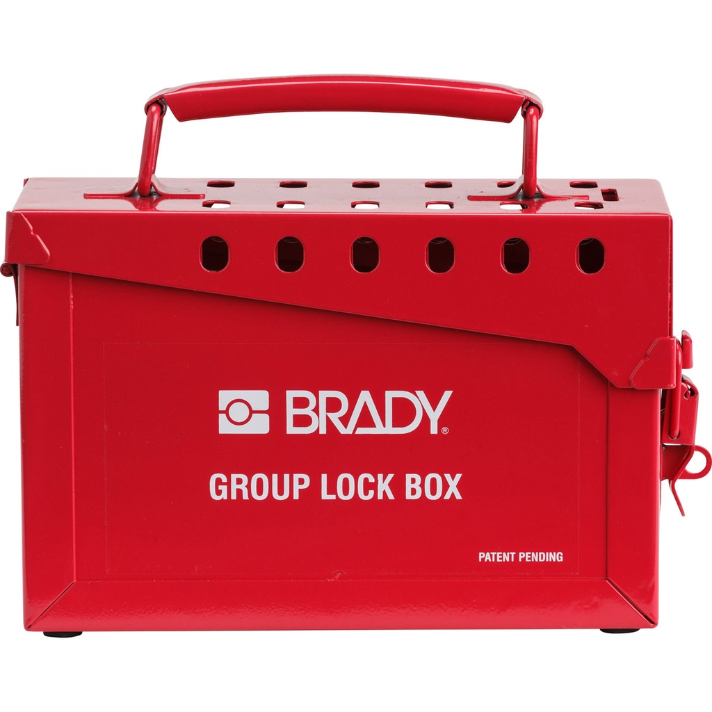 Brady 65699 Portable Metal Group Lock Box, 13 Position, Stores up to 40 Locks