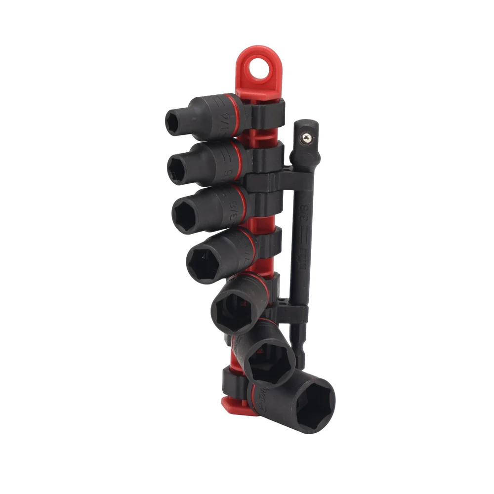 Wiha 72093 8pc SAE Impact Socket Set - 3/8"