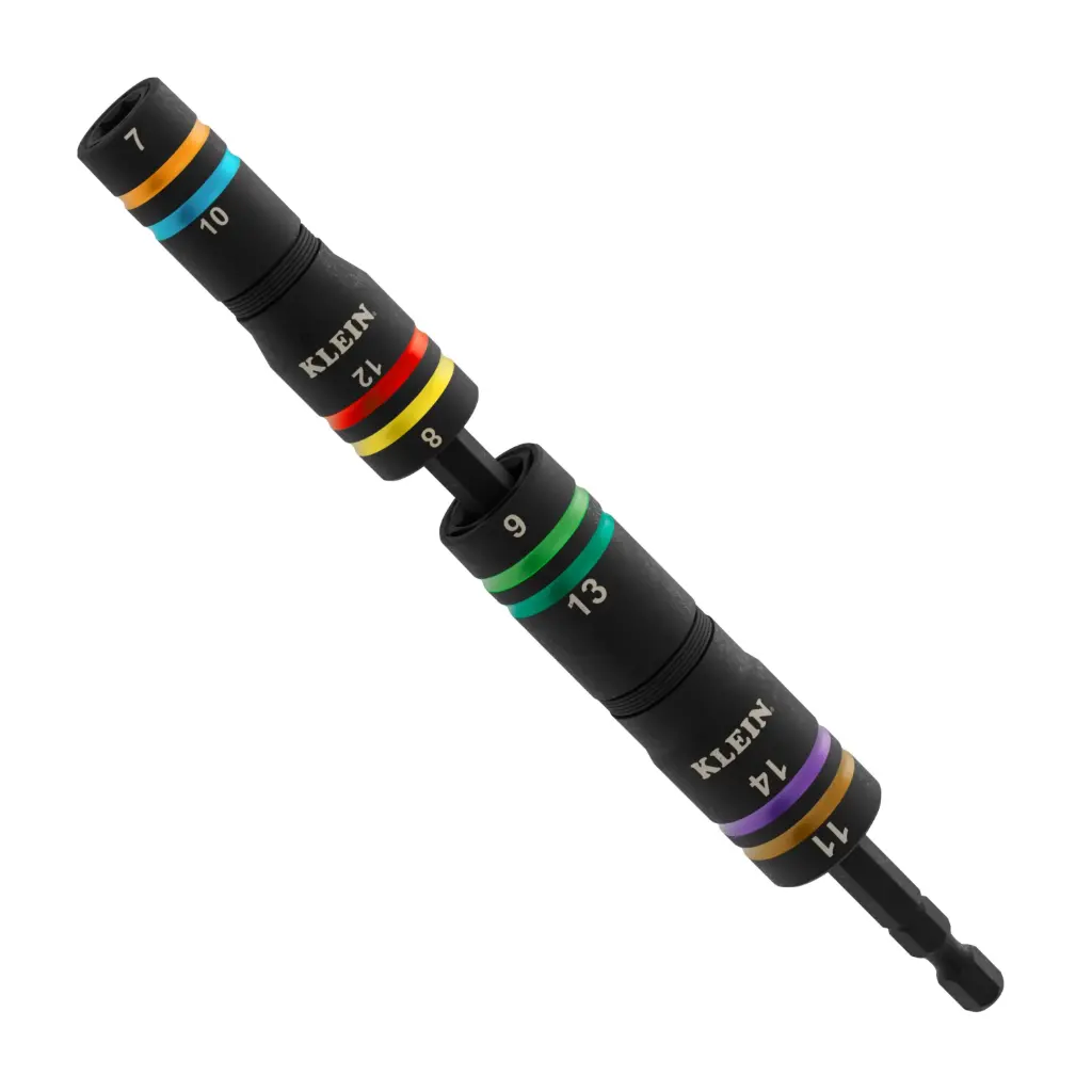 Klein Quad-8 Flip Sockets, Metric, 3-Pc (652MQS)