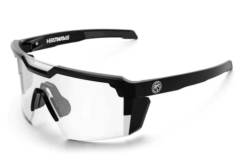 Future Tech Z87+ Sunglasses: Black / Clear Lens