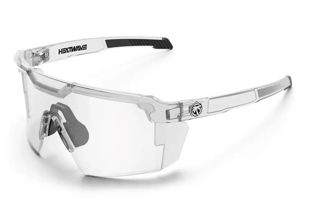 Future Tech Sunglasses: Vapor Clear / Photochromic Lens Z87+