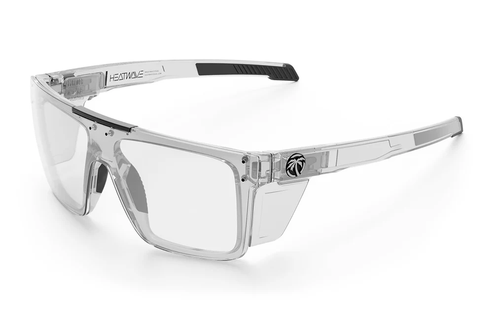 Performance Quatro Sunglasses: Vapor Clear / Clear Anti Fog Lens Z87+