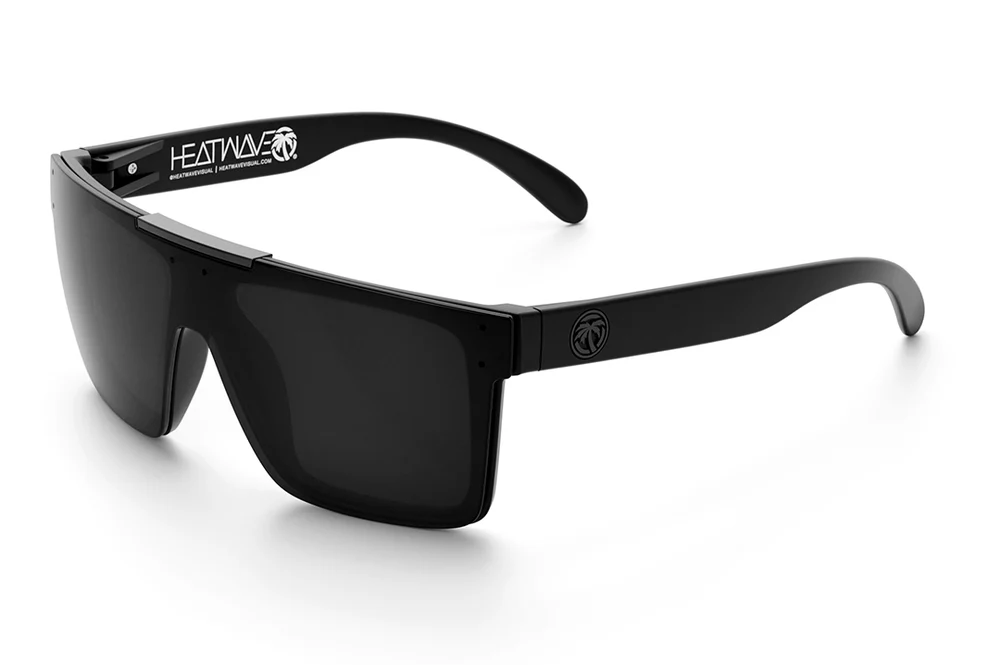 Quatro Z87 Sunglasses Black/Black Bar - Black Lens