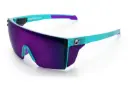 Performance Lazer Face Sunglasses: Aqua Frost / Dark Ultra Violet Lens Z87+