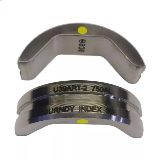 Burndy U39ART2, Stainless Steel U Die, Yellow, Index 936