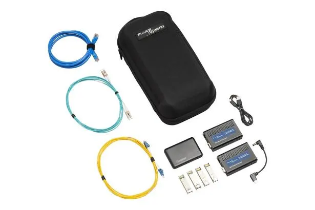 Fluke Fiber Media Converters for LinkIQ™ Tester (FMC-10G) LINKIQ FIBER KIT, 1G/10G