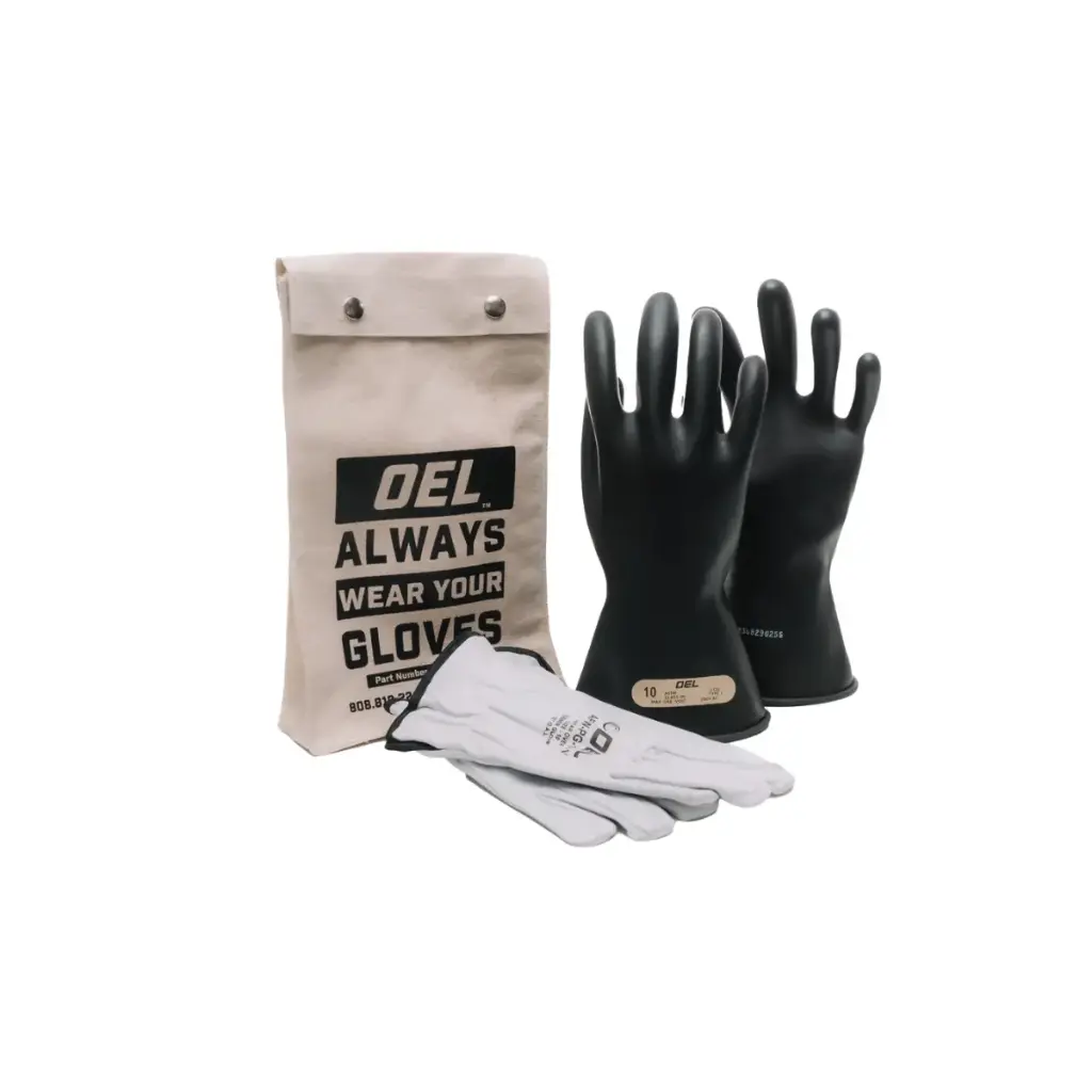 OEL Class 00 Rubber Glove Kit, 11", 500V