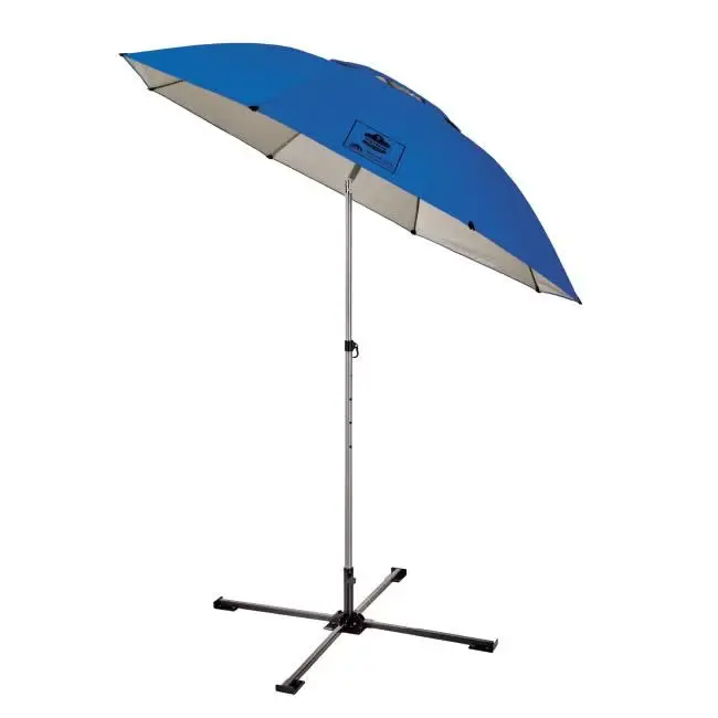 Ergodyne Shax 6199 Lightweight Work Umbrella and Stand Kit