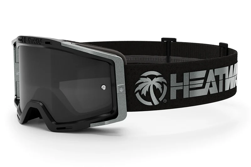 MXG-250 Moto Goggle Icon Billboard Silver (Black Lens)