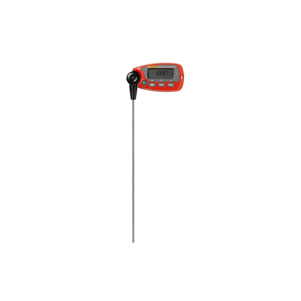 Fluke Calibration 1551A-20-DL Stik Thermometer, Fixed RTD, -50°C to 160°C, 6.35 mm x 508 mm (1/4 in x 20 in) with Datalog
