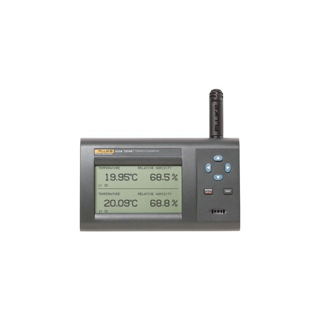 Fluke Calibration 1621A-H Precision Thermo-Hygrometer, High Accuracy Value Kit with spare sensor and software