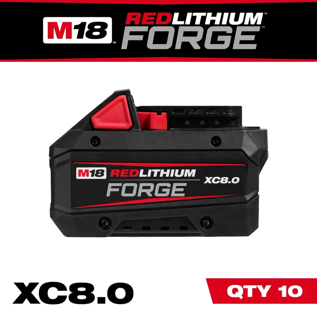 M18™ REDLITHIUM™ FORGE™ XC8.0 Battery (10 Pk)