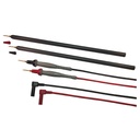 Probe Master 8017E Safety 12" Extender Test Lead Kit, 60" Leads, CAT III 1000V, CAT IV 600V, 10A