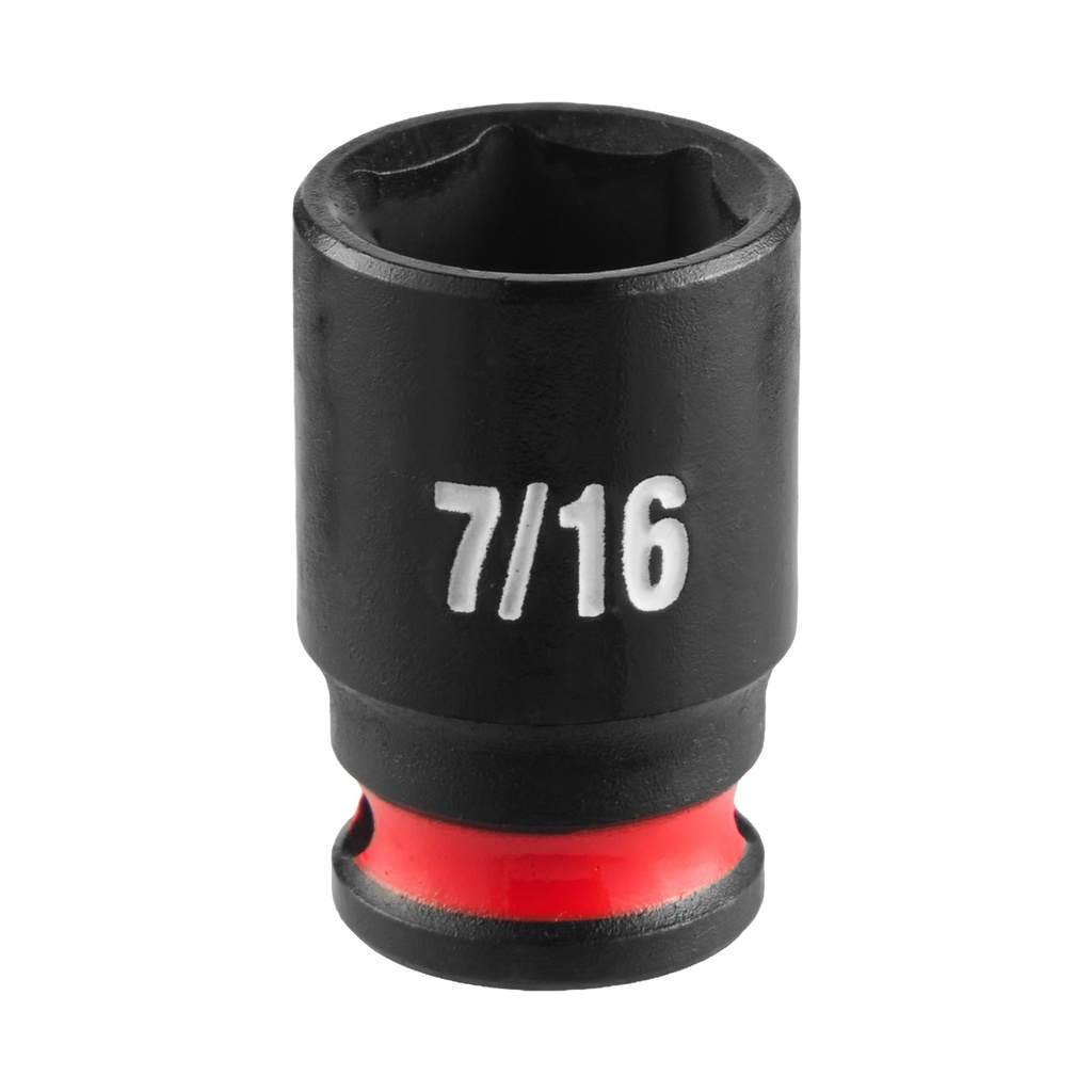 Milwaukee 49-66-6007 SHOCKWAVE™ Impact Duty 1/4" Drive 7/16" Standard 6 Point Socket