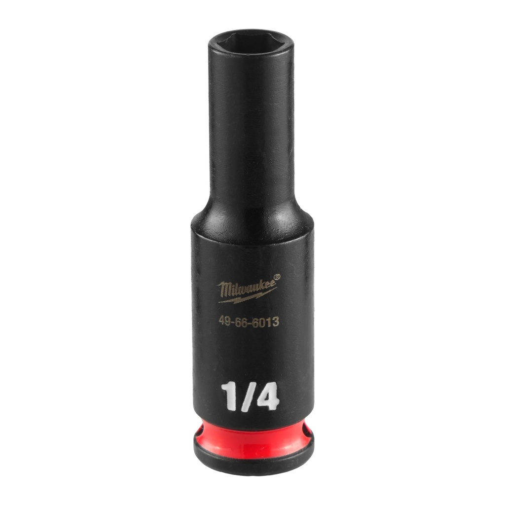 Milwaukee 49-66-6013 SHOCKWAVE™ Impact Duty 1/4" Drive 1/4" Deep 6 Point Socket