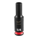 Milwaukee 49-66-6013 SHOCKWAVE™ Impact Duty 1/4" Drive 1/4" Deep 6 Point Socket