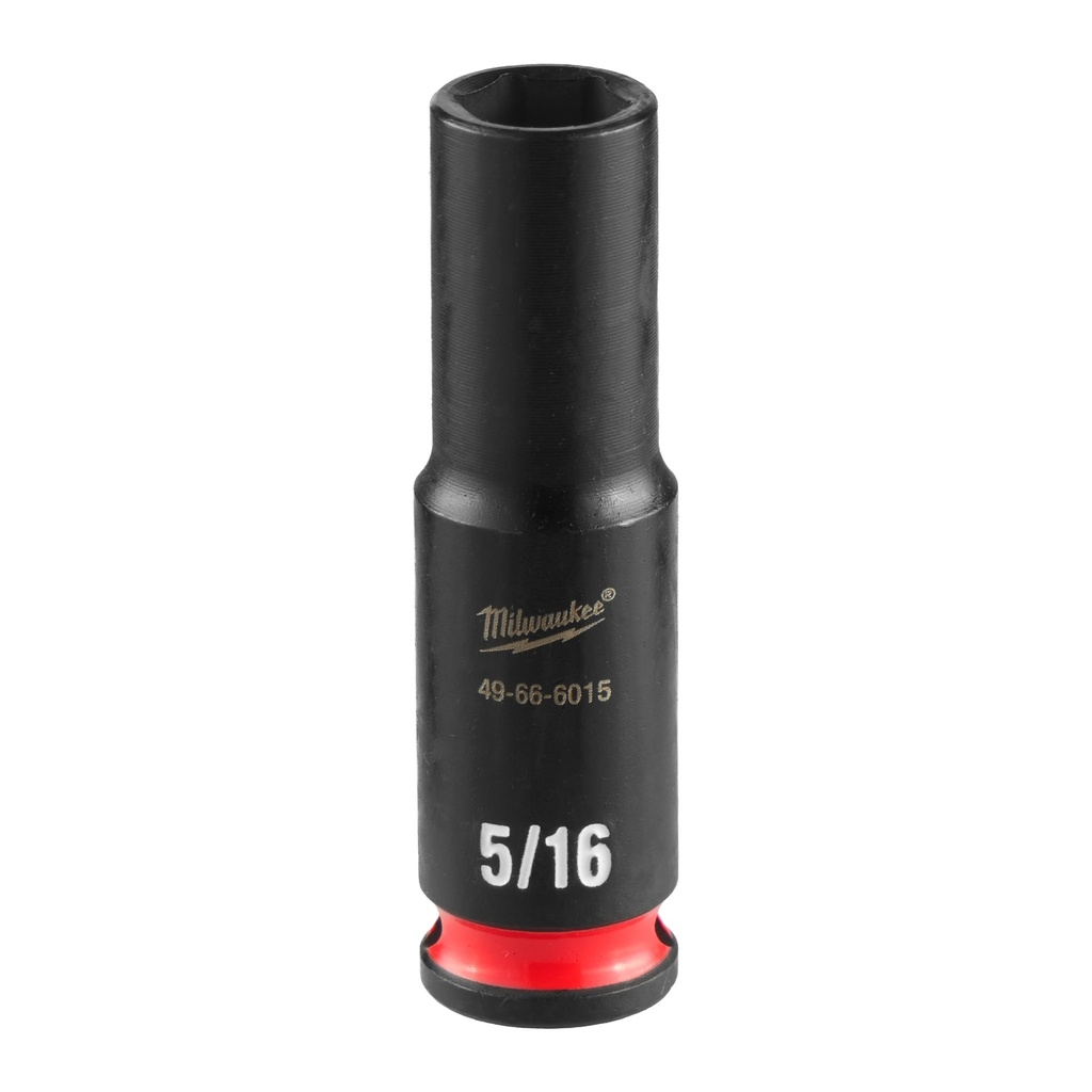 Milwaukee 49-66-6015 SHOCKWAVE™ Impact Duty 1/4" Drive 5/16" Deep 6 Point Socket