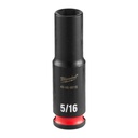Milwaukee 49-66-6015 SHOCKWAVE™ Impact Duty 1/4" Drive 5/16" Deep 6 Point Socket
