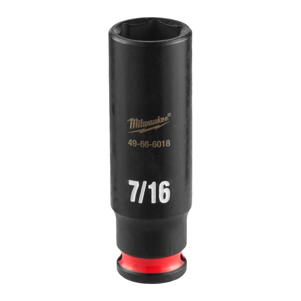 Milwaukee 49-66-6018 SHOCKWAVE™ Impact Duty 1/4" Drive 7/16" Deep 6 Point Socket