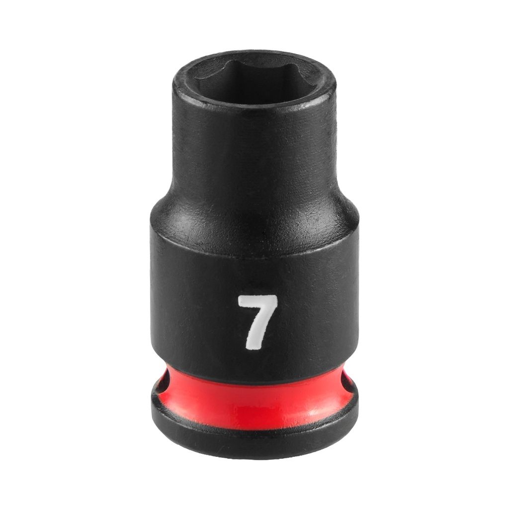 Milwaukee 49-66-6027 SHOCKWAVE™ Impact Duty 1/4" Drive 7MM Standard 6 Point Socket