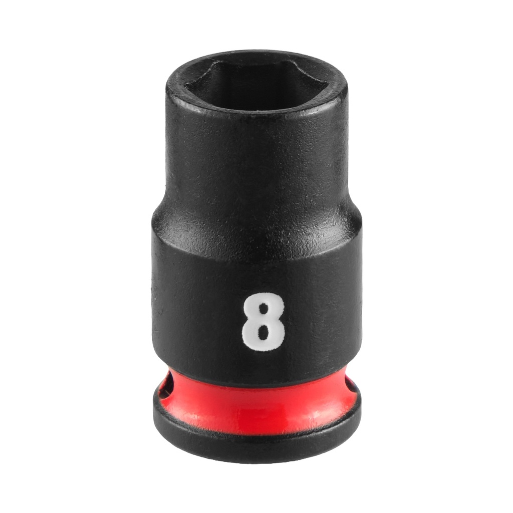 Milwaukee 49-66-6028 SHOCKWAVE™ Impact Duty 1/4" Drive 8MM Standard 6 Point Socket