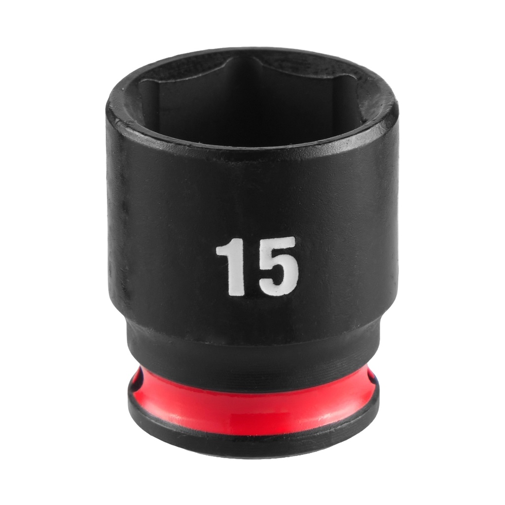 Milwaukee 49-66-6035 SHOCKWAVE™ Impact Duty 1/4" Drive 15MM Standard 6 Point Socket