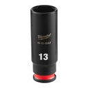Milwaukee 49-66-6047 SHOCKWAVE™ Impact Duty 1/4" Drive 13MM Deep 6 Point Socket