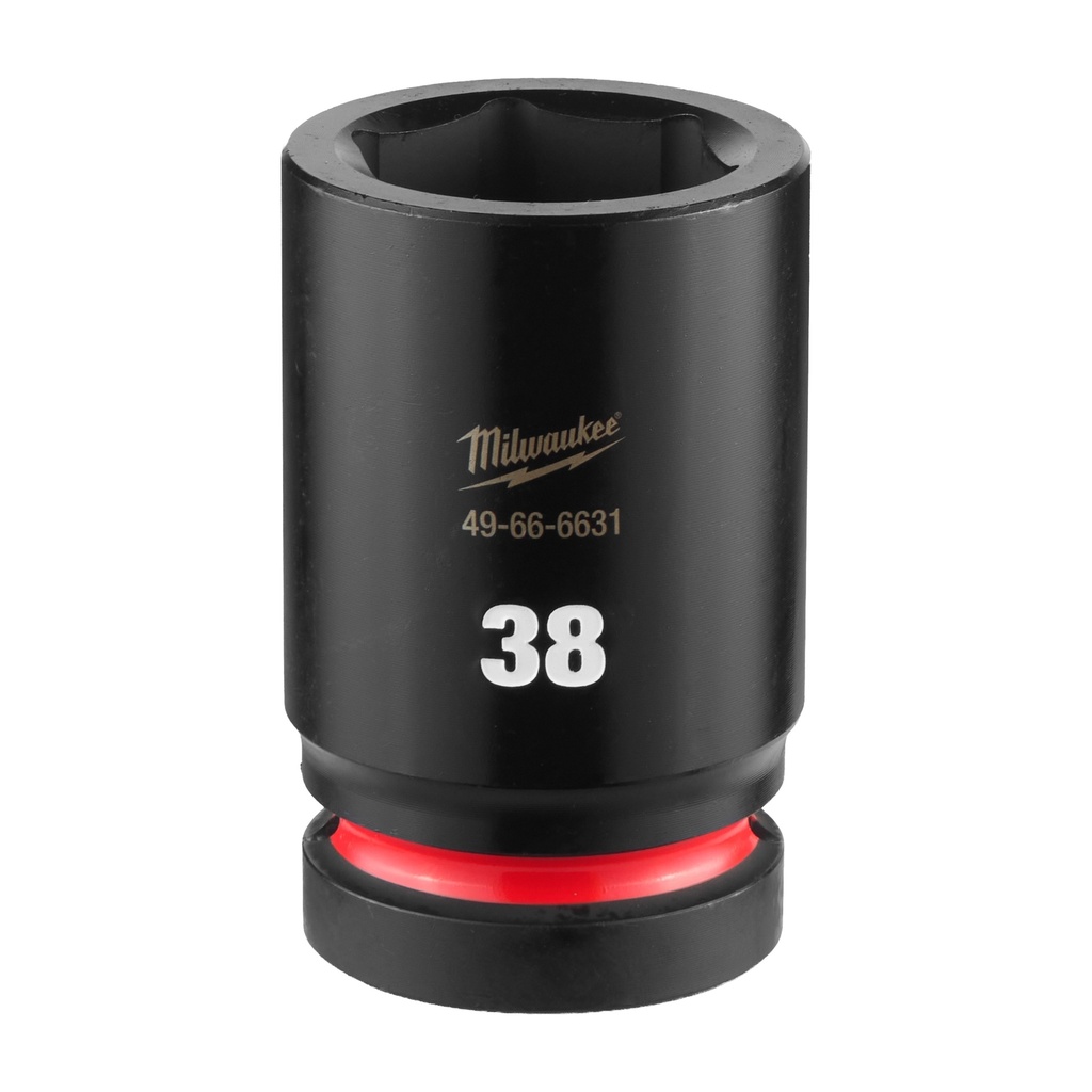 Milwaukee 49-66-6631 SHOCKWAVE™ Impact Duty 1" Drive 38MM Deep 6 Point Socket