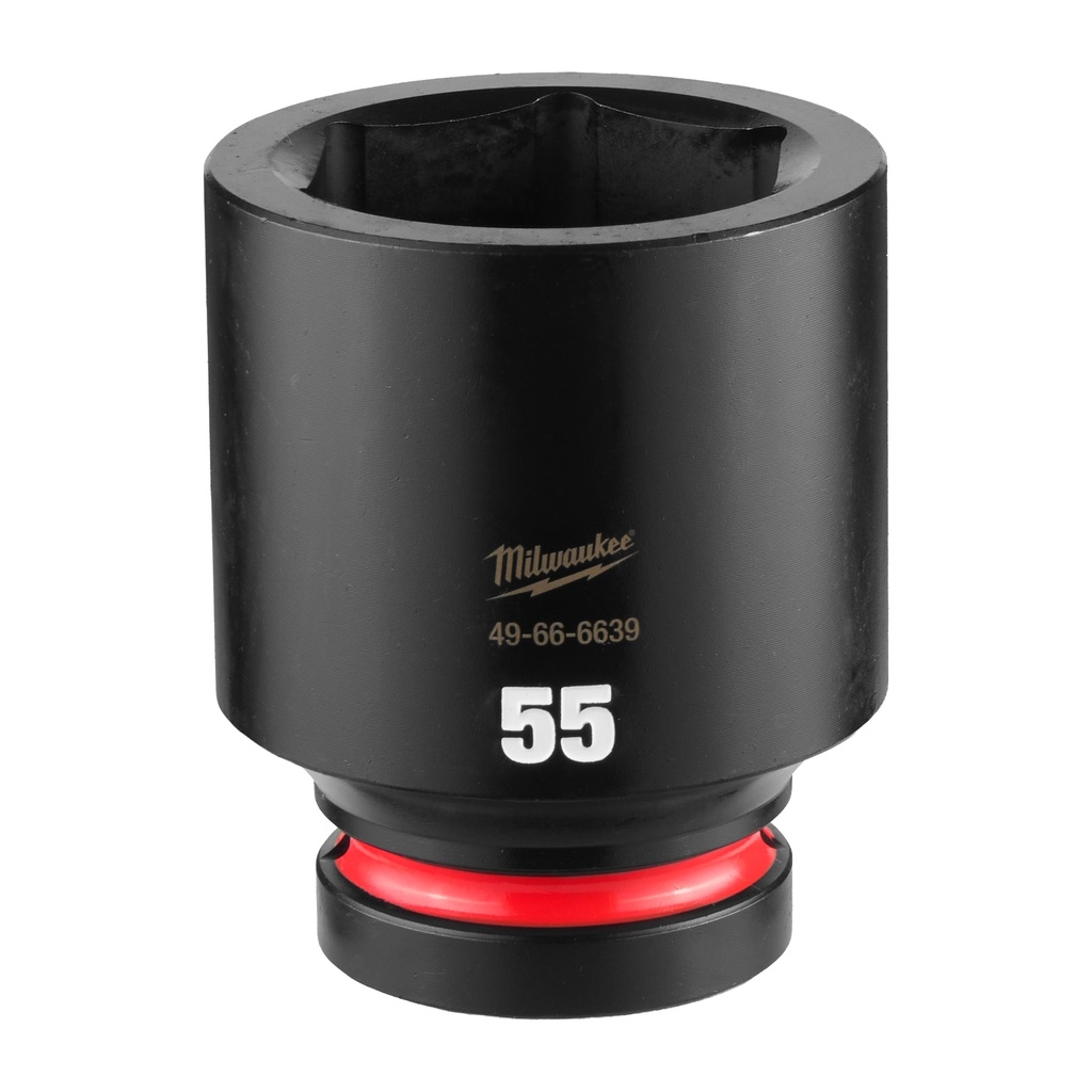 Milwaukee 49-66-6639 SHOCKWAVE™ Impact Duty 1" Drive 55MM Deep 6 Point Socket