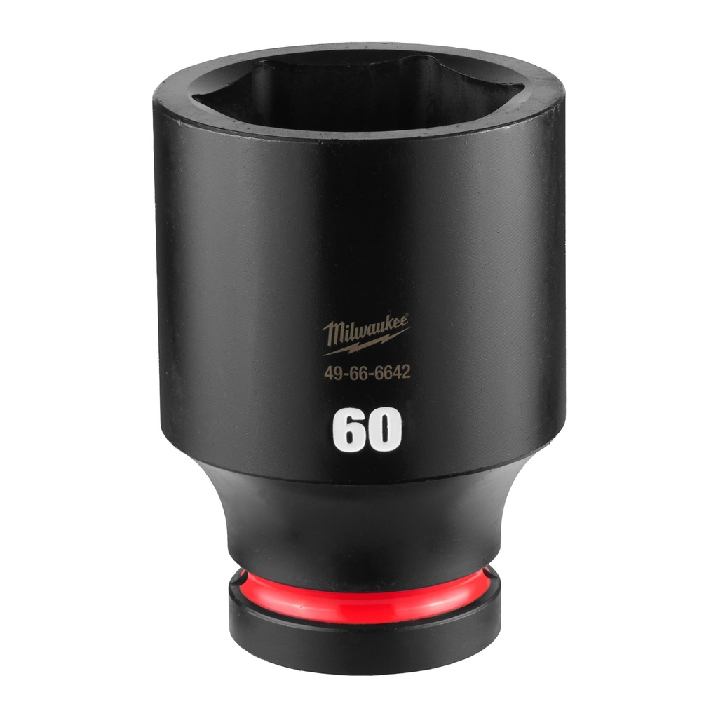 Milwaukee 49-66-6642 SHOCKWAVE™ Impact Duty 1" Drive 60MM Deep 6 Point Socket