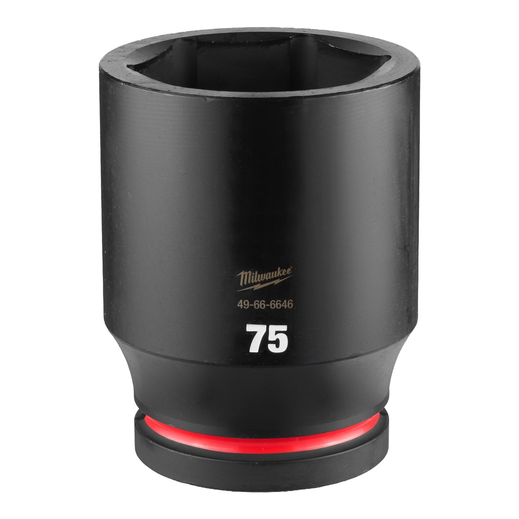 Milwaukee 49-66-6646 SHOCKWAVE™ Impact Duty 1" Drive 75MM Deep 6 Point Socket