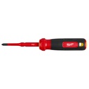 Milwaukee 48-22-2201 2-in-1 1000V Insulated Flip Shank Multi-Bit Screwdriver
