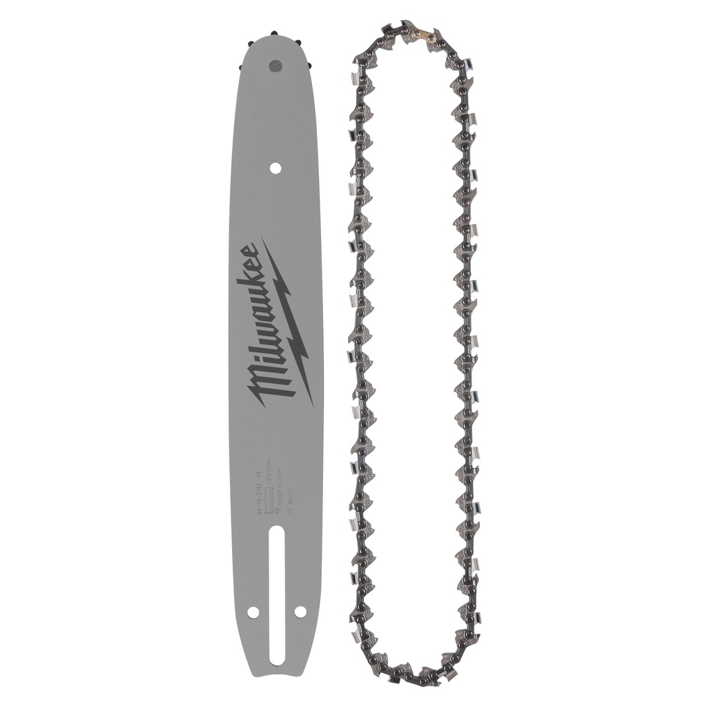 Milwaukee 49-16-2846 12" .325" LOW PROFILE™ Pitch, .043" Gauge Saw Chain and Guide Bar Set