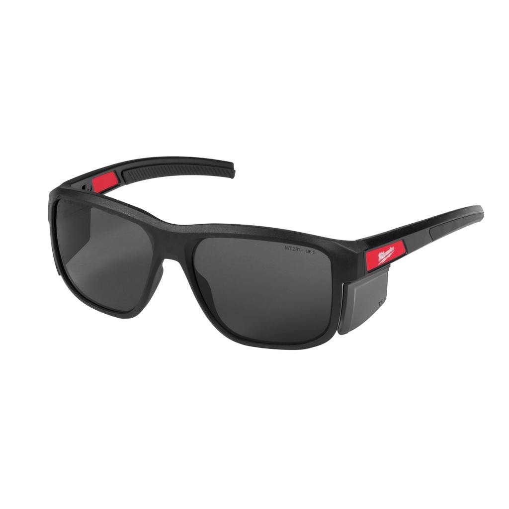 Milwaukee 48-73-2514 Full Frame Safety Glasses with Removable Side Shields – Tinted Anti-Scratch Lenses