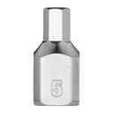 Milwaukee 45-34-1132 1/4" Drive 5mm Low-Profile Hex Bit Socket