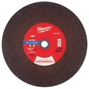Milwaukee 49-94-0163 14" x 7/64" x 1" Performance+ Metal Cut Off Wheel - Type 1