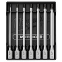 Milwaukee 48-22-9547 7pc 3/8” Drive Long Hex Bit Socket Set - Metric