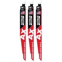 Milwaukee 48-00-7352 9" 5 TPI AX™ w/NITRUS™ Carbide Teeth SAWZALL® Blade for Wood with Nails 3PK