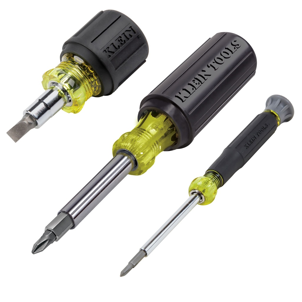 Klein Multi-Bit Screwdriver/Nut Driver Set, 3-Piece (32500SDKIT)