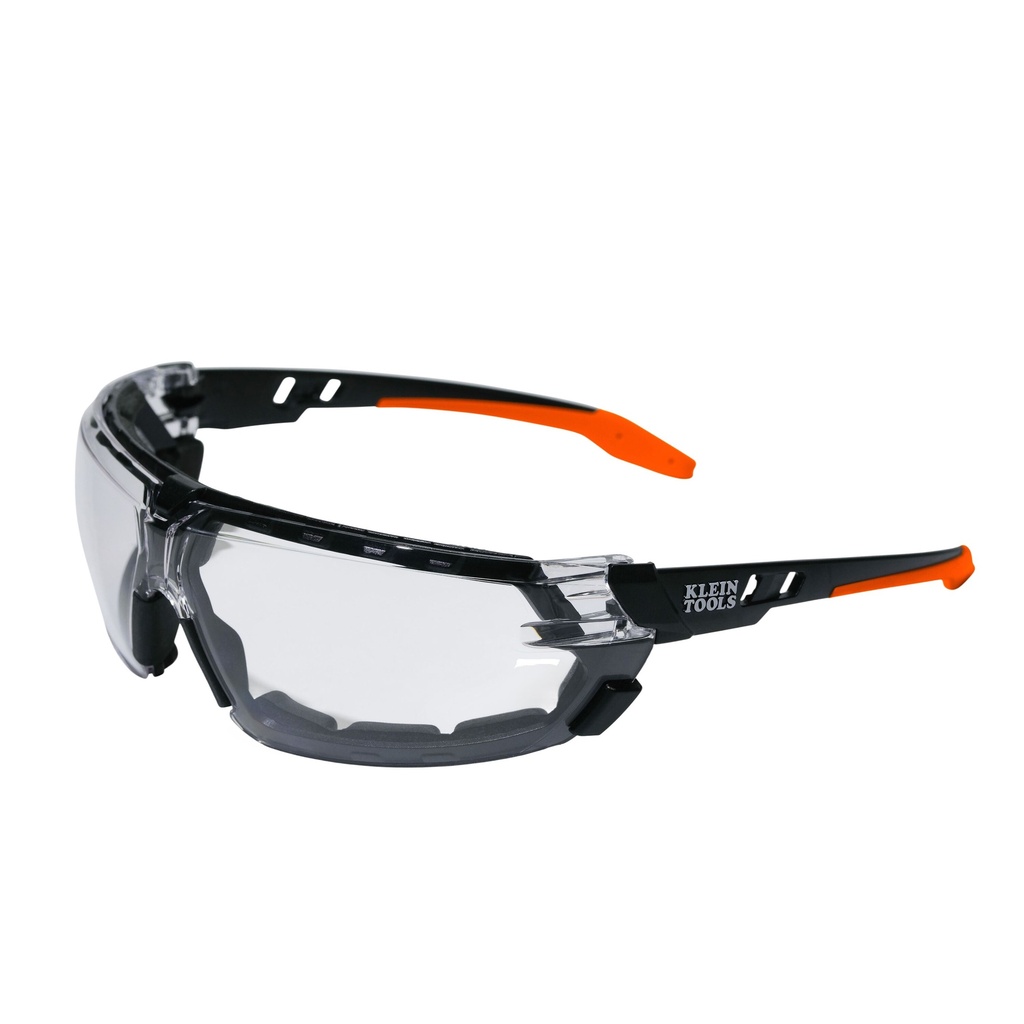 Klein Low-Profile Gasket Safety Glasses, Clear Lens (03608)