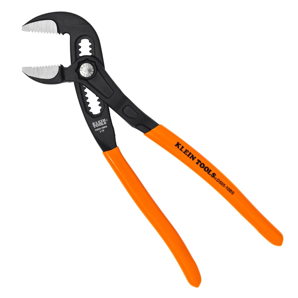 Klein Straight Jaw Quick-Adjust Pump Pliers, 10-Inch (D50510BS)