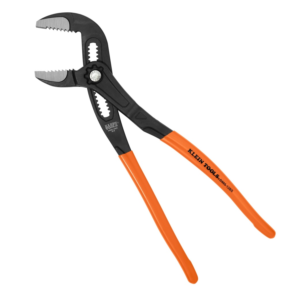 Klein Straight Jaw Quick-Adjust Pump Pliers, 12-Inch (D50512BS)