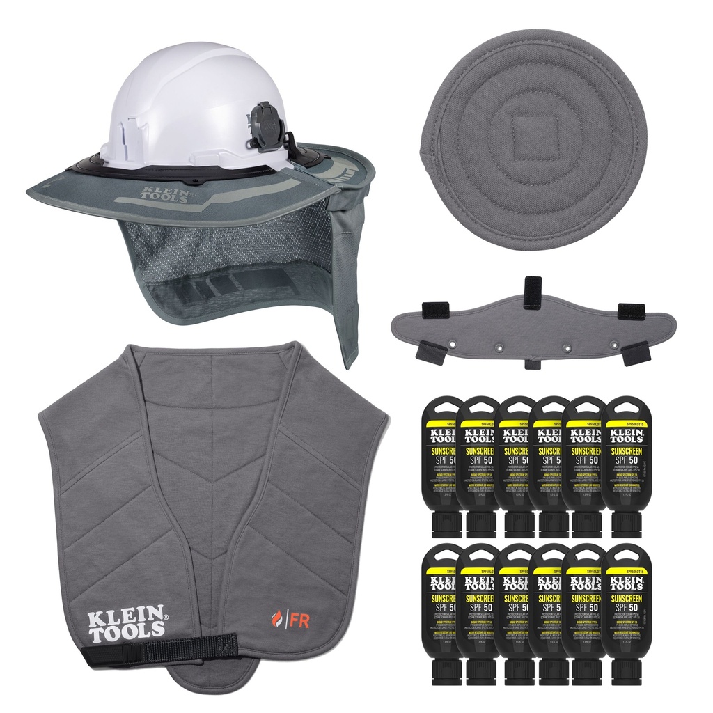 Klein Flame-Resistant Summer Set, Full Brim, 48-Piece (FRSUMKIT2)