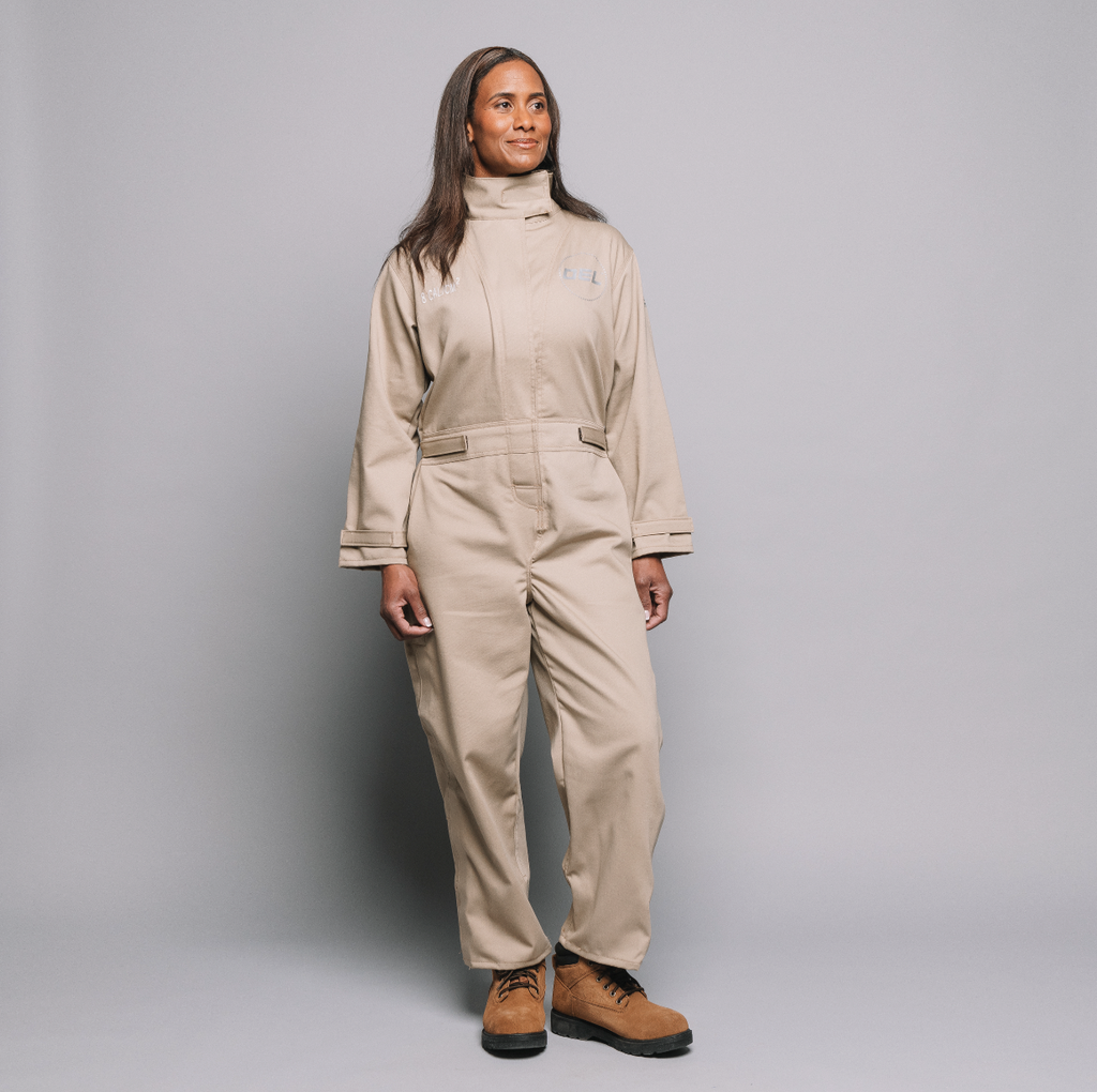 OEL 8 CAL Coverall, Khaki, Womens