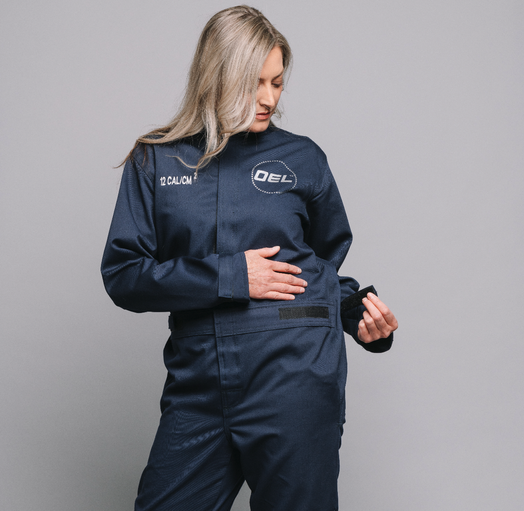 OEL 12 CAL Coverall, Navy, Womens